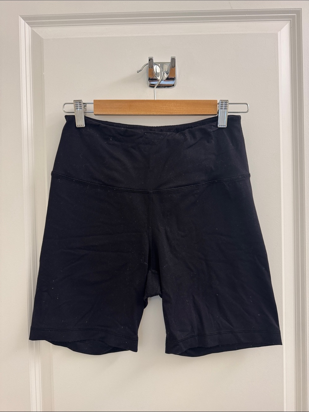 Danskin Black High-Rise Bike Shorts